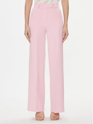 Maryley Spodnie materiałowe 24EB515/43OR Różowy Relaxed Fit