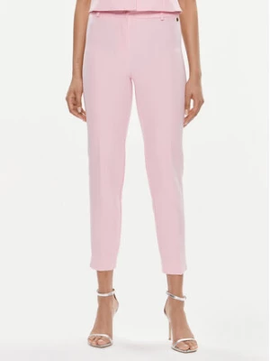 Maryley Spodnie materiałowe 24EB52Z/43OR Różowy Regular Fit