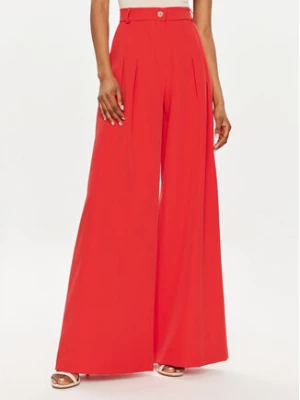 Maryley Spodnie materiałowe 24EB579/43FI Czerwony Regular Fit