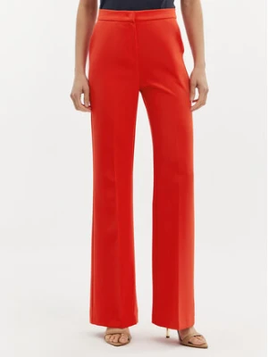 Maryley Spodnie materiałowe 24EB587/43FI Czerwony Relaxed Fit