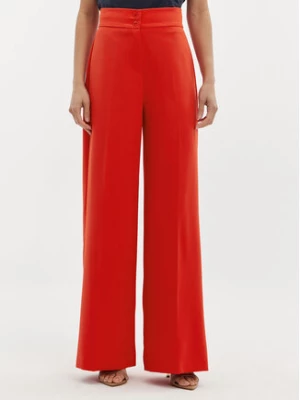 Maryley Spodnie materiałowe 24EB680/43FI Czerwony Regular Fit