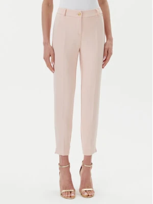 Maryley Spodnie materiałowe 25EB52Z/M24/43PY Różowy Regular Fit