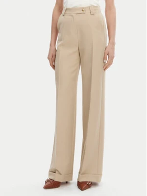 Maryley Spodnie materiałowe 25EB537/M26/43PG Beżowy Regular Fit