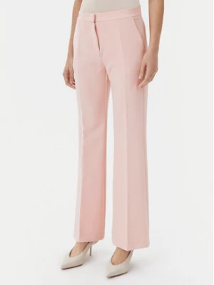 Maryley Spodnie materiałowe 25EB587/43PY Różowy Regular Fit