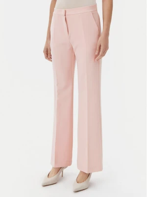 Maryley Spodnie materiałowe 25EB587 / 43PY Różowy Regular Fit