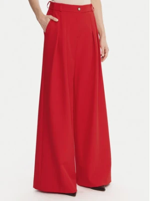 Maryley Spodnie materiałowe 25IB579/43MA Czerwony Regular Fit
