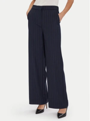 Maryley Spodnie materiałowe 25IB598/M17/35BL Granatowy Regular Fit