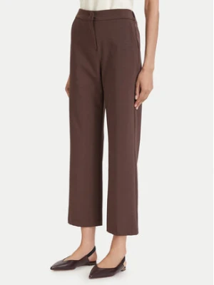 Maryley Spodnie materiałowe 26EB527/06MO Brązowy ciemny Regular Fit