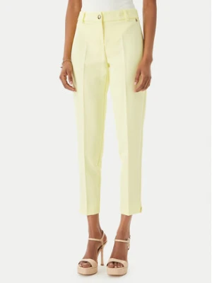 Maryley Spodnie materiałowe 26EB52Z/43LE Żółty jasny Regular Fit