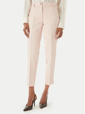 Maryley Spodnie materiałowe 26EB52Z/43PY Różowy jasny Regular Fit