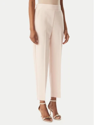 Maryley Spodnie materiałowe 26EB616/43PY Różowy jasny Regular Fit