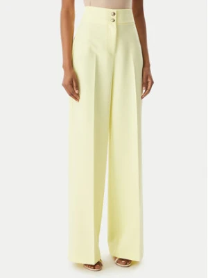 Maryley Spodnie materiałowe 26EB680/43LE Żółty jasny Regular Fit