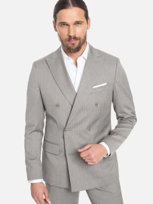 MARYNARKA BENWIN BEŻ SLIM FIT Recman