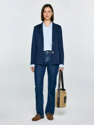 Marynarka damska slim granatowa Norbia 403 BIG STAR