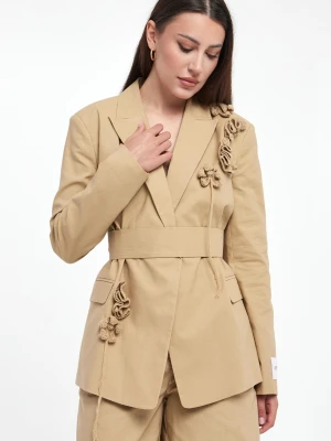 Marynarka damska z lnem TWINSET ACTITUDE Twinset Milano