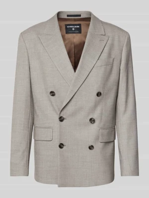 Marynarka do garnituru o kroju slim fit z dodatkiem wełny model ‘ASHTON5’ Strellson