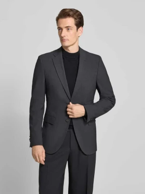 Marynarka do garnituru o kroju slim fit z mieszanki żywej wełny model ‘H-HARVEY-MM-C-NF’ Boss