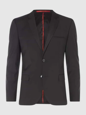 Marynarka do garnituru o kroju super slim fit z mieszanki żywej wełny model ‘ARTIM204X’ HUGO