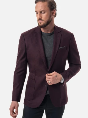 MARYNARKA ESTWIN BORDO SLIM FIT Recman