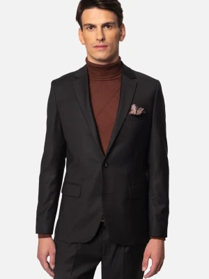 MARYNARKA FELWIN GR1 SLIM FIT JEDNORZĘDOWA Z WEŁNY Recman