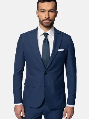 MARYNARKA FERIA NIEBIESKA SLIM FIT JEDNORZĘDOWA Recman