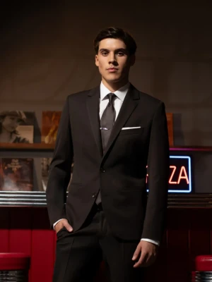 MARYNARKA FORMELLO BRĄZOWA SLIM FIT JEDNORZĘDOWA PV Recman