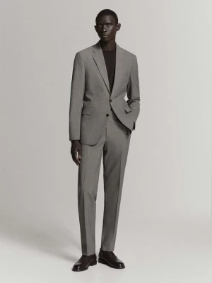 Marynarka garniturowa Milan slim fit brązowy - Mężczyzna - MANGO MAN