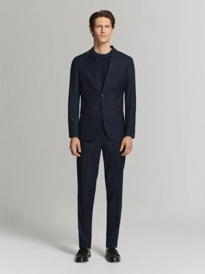 Marynarka garniturowa Milan slim fit granatowy - Mężczyzna - - MANGO MAN