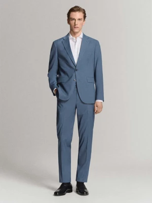 Marynarka garniturowa Milan slim fit niebieski indygo  - Mężczyzna - - MANGO MAN