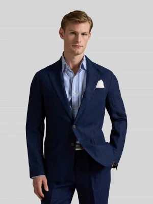 Marynarka garniturowa o kroju regular fit z czystego lnu Polo Ralph Lauren