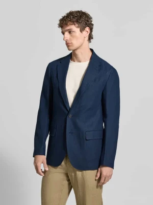 Marynarka garniturowa o kroju regular fit z czystego lnu Polo Ralph Lauren