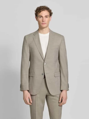 Marynarka garniturowa o kroju regular fit z dodatkiem żywej wełny model 'JASPER' Boss