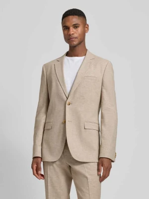 Marynarka garniturowa o kroju regular fit z domieszką lnu model 'ARTI' HUGO