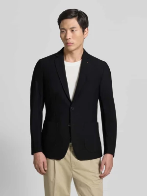 Marynarka garniturowa o kroju regular fit z fakturowanym wzorem model 'Bob' Zuitable