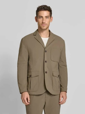 Marynarka garniturowa o kroju regular fit z kołnierzem z połami model 'HALLS HYBRID' Selected Homme