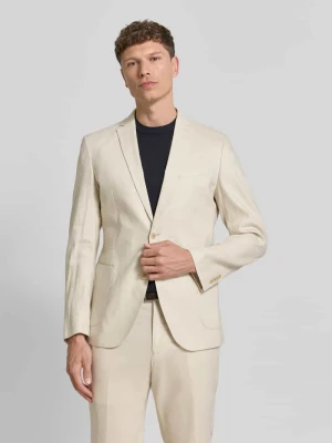 Marynarka garniturowa o kroju regular fit z mieszanki lnu s.Oliver BLACK LABEL
