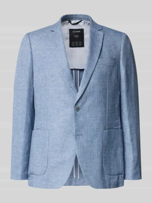 Marynarka garniturowa o kroju regular fit z mieszanki lnu s.Oliver BLACK LABEL