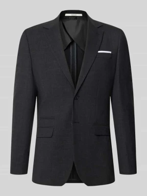 Marynarka garniturowa o kroju slim fit z dodatkiem wełny model ‘OASIS’ Selected Homme