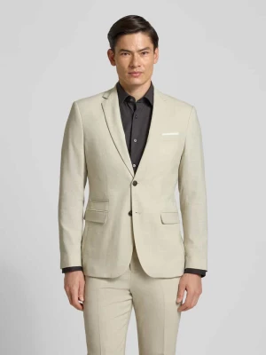 Marynarka garniturowa o kroju slim fit z dodatkiem wełny model 'SLIM-OASIS' Selected Homme