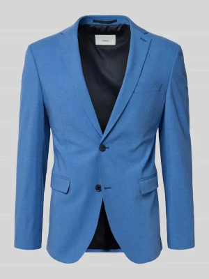 Marynarka garniturowa o kroju slim fit z dodatkiem wiskozy s.Oliver BLACK LABEL