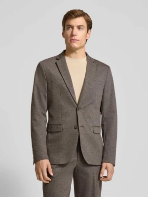 Marynarka garniturowa o kroju slim fit z dodatkiem wiskozy Selected Homme