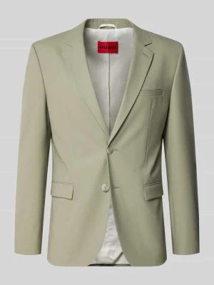 Marynarka garniturowa o kroju super slim fit z mieszanki wełny model 'ARTI' HUGO