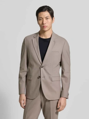 Marynarka garniturowa o kroju super slim fit z mieszanki wełny model 'ARTI' HUGO