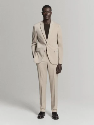 Marynarka garniturowa París super slim fit beżowy - Mężczyzna - - MANGO MAN