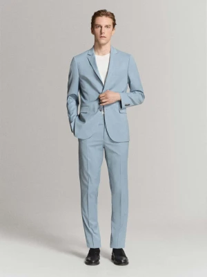 Marynarka garniturowa París super slim fit błękitny - Mężczyzna - - MANGO MAN