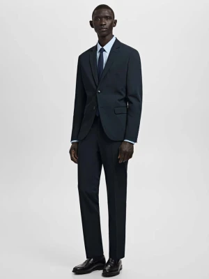 Marynarka garniturowa París super slim fit ciemnogranatowy - Mężczyzna - - MANGO MAN