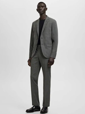 Marynarka garniturowa París super slim fit średni szary - Mężczyzna - - MANGO MAN