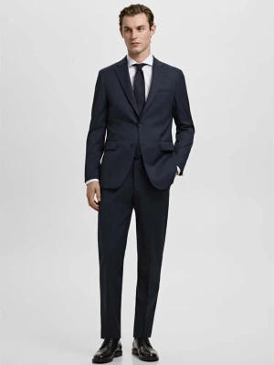Marynarka garniturowa Turin z 100% wełny granatowy - Mężczyzna - - MANGO MAN
