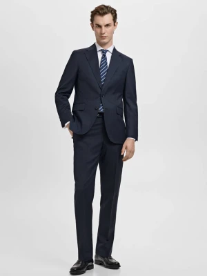 Marynarka garniturowa Venice z 100% wełny dziewiczej granatowy - Mężczyzna - - MANGO MAN