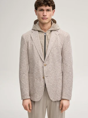 Marynarka Hoodney w kolorze beżowym z efektem melanżu Joop